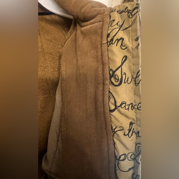 Lululemon Scuba Manifesto Print Full Zip Jacket